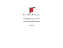 Tablet Screenshot of clubedaleitura.pt